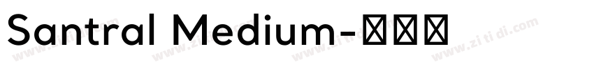 Santral Medium字体转换